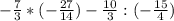 -\frac{7}{3}*(-\frac{27}{14})- \frac{10}{3} :(-\frac{15}{4})