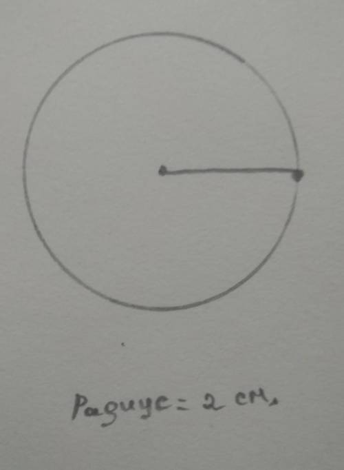 Отметьте точку A и B .Провидите окружность с центром в точке A, проходящую через точку B . Провидите