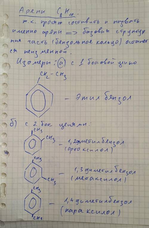 Составте и назовите структурные формулы всех изомеров