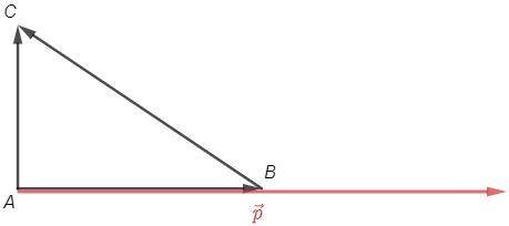 Дан прямоугольный треугольник  АВС с гипотенузой ВС.  Постройте вектор  р=АВ +АС - ВС  и найдите дли