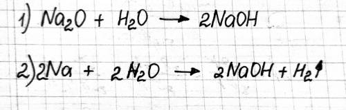 3. Составьте уравнения реакций получения гидроксида натрия двумя различными : а) Na,0 + ? = NaOH; б)