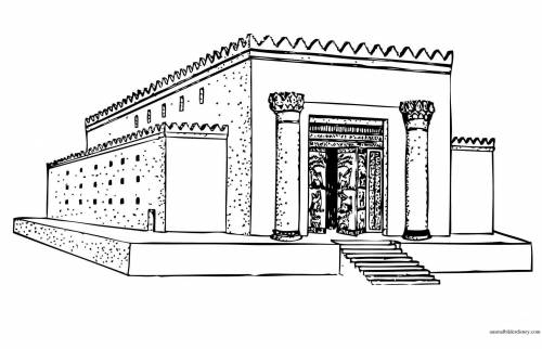 Нарисуйте рисунок храма древнего Египта(желательно 2) (больше не могу)