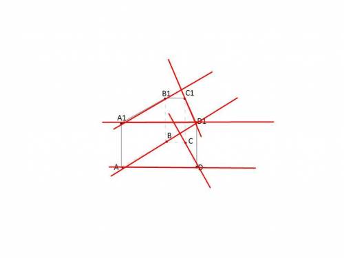 На данном чертеже выделите прямые, которые будут скрещивающимися по отношению к прямой