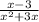 \frac{x - 3}{x {}^{2} + 3x }