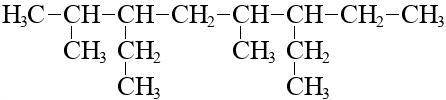 Структурна формула 3,6-диетил2,5--диметиллоктан