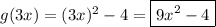g(3x) =(3x)^2-4=\boxed{9x^2-4}