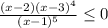 \frac{(x-2)(x-3)^4}{(x-1)^5} \leq 0