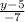 \frac{y-5}{-7}