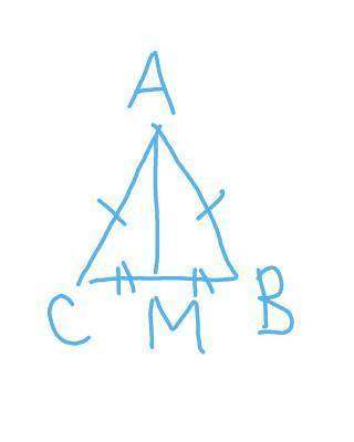 В равнобедренном треугольнике ABC с основанием BC проведена медиана AM. Найдите периметр треугольник