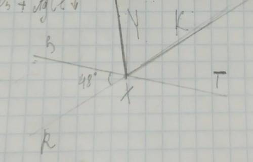 Прямые RK и ST пересикаются в точке X. XY - бессектриса угла SXK. Найди угол SXY, если угол RXS раве