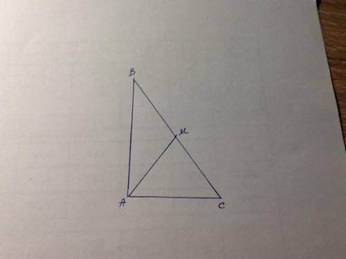 Медіана прямокутного трикутника, проведена до гіпоте- нузи, на 6 см менша від гіпотенузи. Знайдіть м