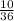 \frac{10}{36}