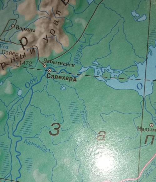 Какой город по карте россии расположен севернее, Архангельск или Селехард
