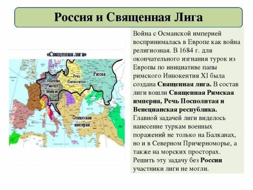 Конспект на тему войны с османской империи