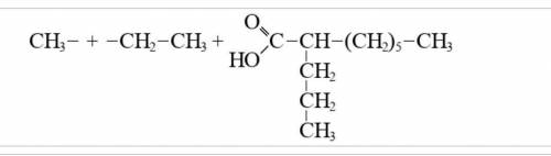 Нужна формула: 3-метил-4-етил-2-пропілоктанова кислота