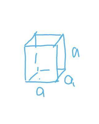 Длина ребра куба равна 4 см. Чему равна площадь поверхности куба ?сделайте чертёж