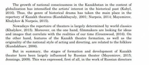 Find information about which Kazakh works are related to tragedy and comedy