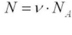 Запишите формулу нахождения молярной массы, молярного объема и число авогадро.