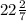 22\frac{2}{7}