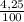 \frac{4,25}{100}