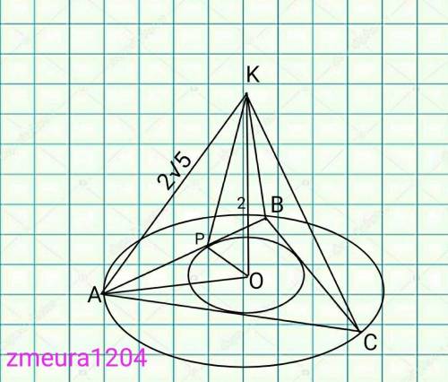 высота правильной треугольной пирамиды равна 2 а ее боковое ребро равно 2 корень из 5 найдите объем