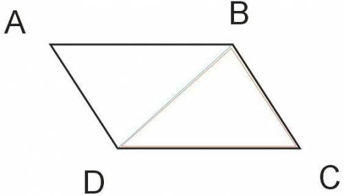 11. В параллелограмме АВСД проведена диагональ ВД=10см. Рвсд=30см. Найдите периметр параллелограмма.