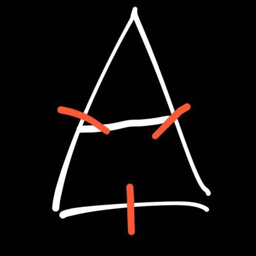 Отрезок соединяющий середины равносторонего треугольника.(начертить)