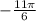 -\frac{11\pi }{6}