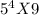 \frac{15^{3}} }{5^{4} X 9 }