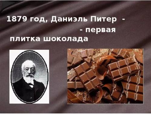 В каком веке была выпущена первая плитка шоколада? Заранее !