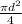 \frac{\pi d^2}{4}