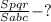 \frac{Spqr}{Sabc}-?\\