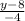 \frac{y-8}{-4}