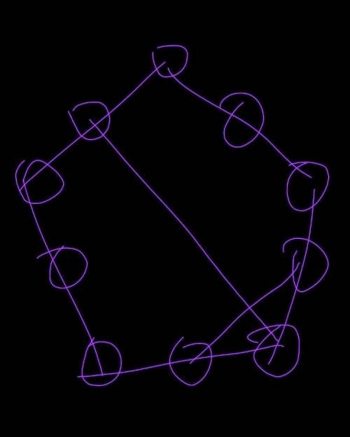 Разрежь пятиугольник двумя разрезами на два треугольника и на два пятиугольника