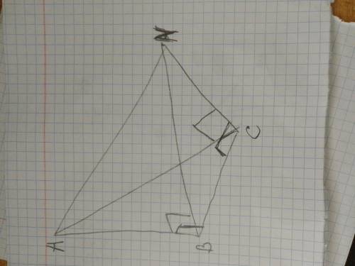 1) Найти длину перпендикуляра, если наклонная равна 17, а угол между наклонной и её проекцией равен