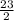 \frac{23}{2}