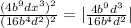 \frac{(4b^{9}dx^{3})^{2}}{(16b^{4} d^{2})^{2} } = |\frac{4b^{9}d^{3} }{16b^{4} d^{2}}|