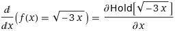 F(x)=√-3x я не понимаю как это решить мне решить это