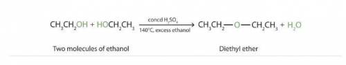 написать реакцию этанола с этанолом