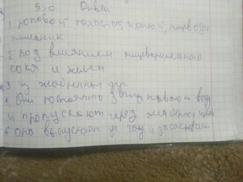 1. Как построена пищеварительная система у рыб? 2. Как переваривается пища в кишечнике рыб? 3. Как п