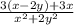 \frac{3(x-2y)+3x}{x^{2} +2y^{2} }