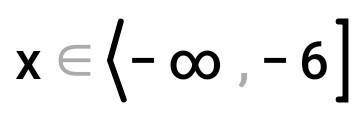 7. Найдите наибольшее целое значение х, при котором верно неравен-ство х≤-6.
