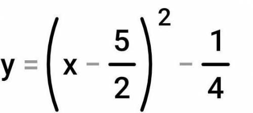 Составьте дискриминант функций y =x²-5x+6