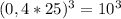 (0,4*25)^3=10^3