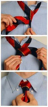 Просто киньте фотку своего завязанного галстука НА ПРОСТОЙ УЗЕЛ (как обычно завязывают) , не на теле
