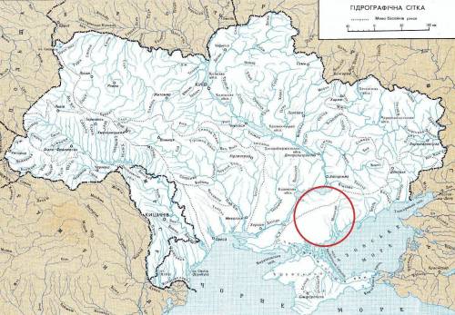 Укажіть регіон з найменшою густотою річкової мережі. України
