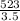 \frac{523}{3.5}