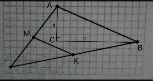 На клетчатой бумаге с размером клетки 1 см на 1 см с размером клетки 1 см на 1 см изображен треуголь