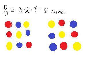 ДОМАШНЕЕ ЗА 9 Подумай и ответь, Свете надо разложить в ряд три шара; синий, красный, жёлтый. Скольки