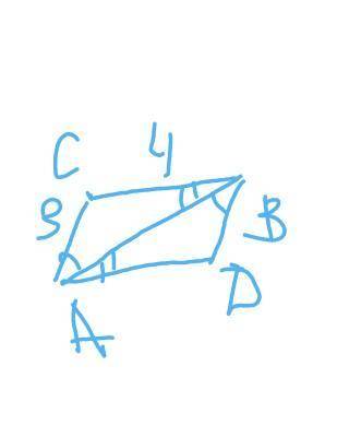 Ищем сторон По разные стороны от прямой, содержащей отрезок AB, отмечены точки C и D так, что ZCAB =